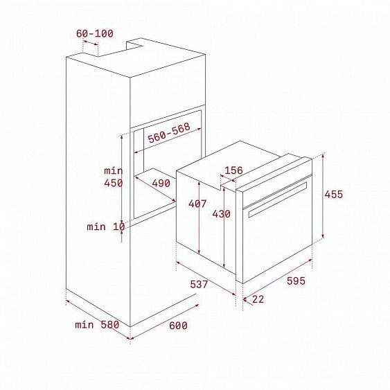 Духовой шкаф TEKA HLC 8400 LONDON BRICK (111130006) купить с доставкой по Москве и Московской области в интернет-магазине ТехноВегас