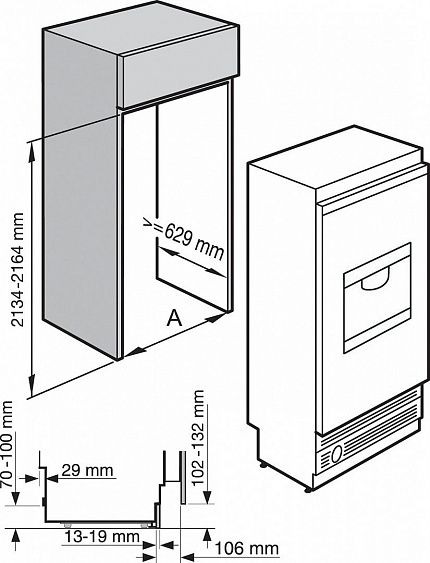 Встраиваемая морозильная камера Miele F 1472 Vi