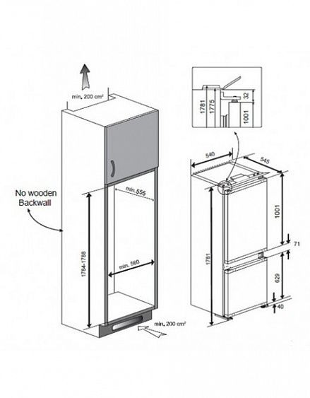 Холодильник BEKO BCHA 275 K 2 S купить с доставкой по Москве и Московской области в интернет-магазине ТехноВегас