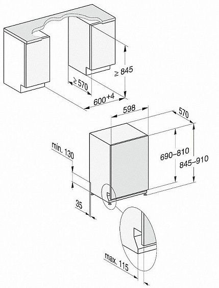 Посудомоечная машина MIELE G 7965 SCVi XXL AutoDos