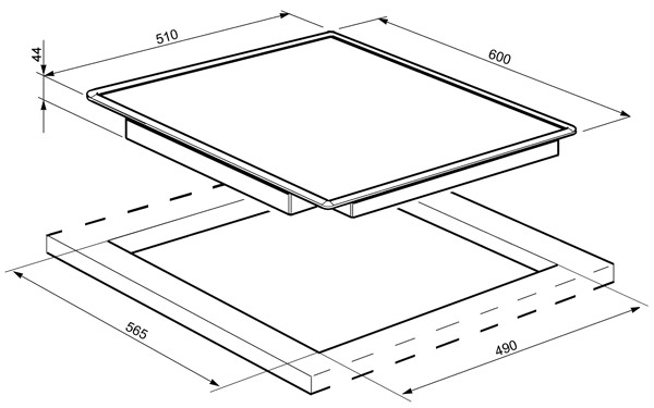 Поверхность SMEG se2664tc2