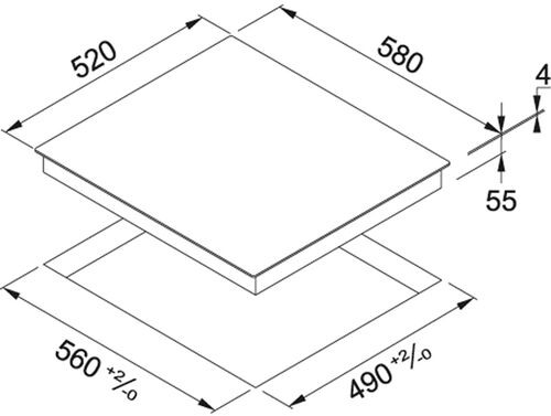 Индукционная варочная поверхность Franke FHSM6033IDZ (108.0492.716) купить с доставкой по Москве и Московской области в интернет-магазине ТехноВегас