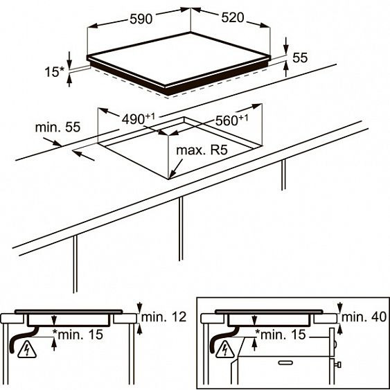 Поверхность ELECTROLUX IPE 644 RBC купить с доставкой по Москве и Московской области в интернет-магазине ТехноВегас