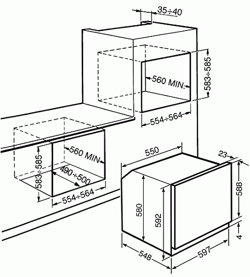 Электрический духовой шкаф Smeg SFP 6104 TVS