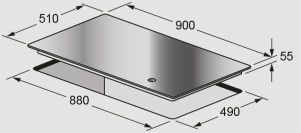 Варочная поверхность Fulgor Milano CH 905 ID TS G DWK купить с доставкой по Москве и Московской области в интернет-магазине ТехноВегас