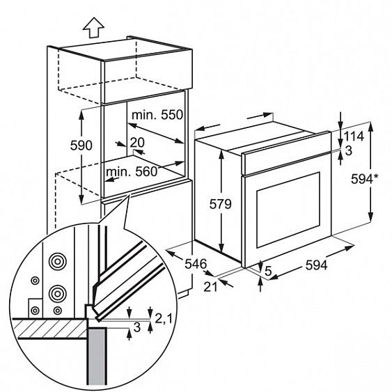 Духовой шкаф ELECTROLUX eob 5351 aox купить с доставкой по Москве и Московской области в интернет-магазине ТехноВегас