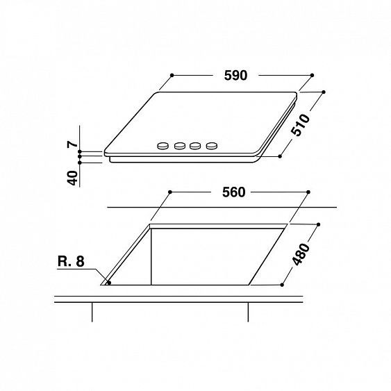 Варочная поверхность WHIRLPOOL  gos6413/nb