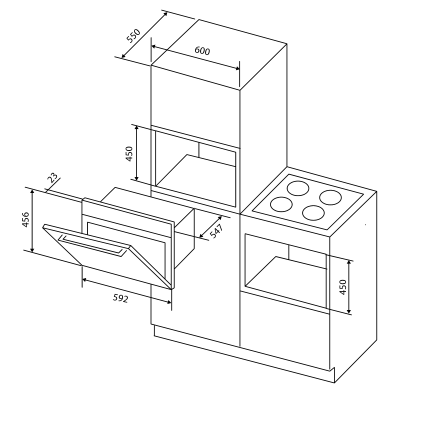 Духовой шкаф DE DIETRICH dos 1195 b купить с доставкой по Москве и Московской области в интернет-магазине ТехноВегас