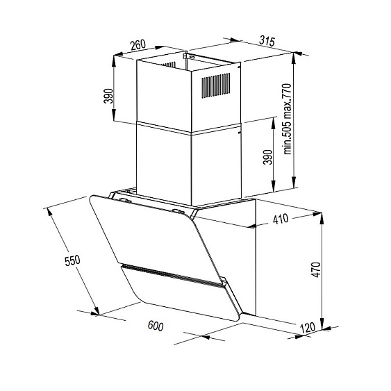 ВЫТЯЖКА KORTING KHC 69499 GW