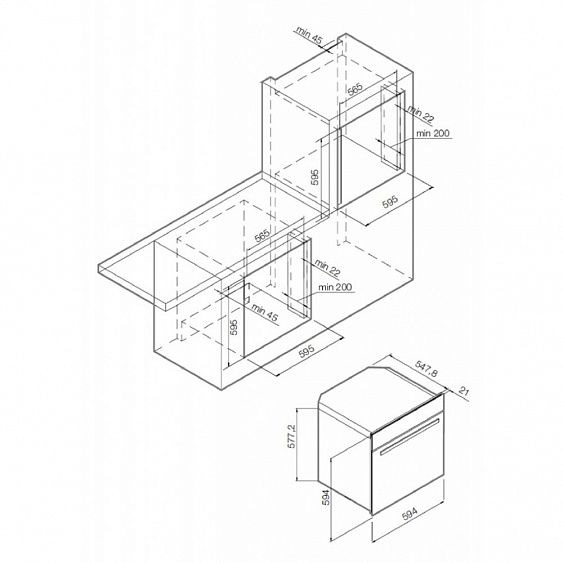 Духовой шкаф GRAUDE BK 60.2 S купить с доставкой по Москве и Московской области в интернет-магазине ТехноВегас