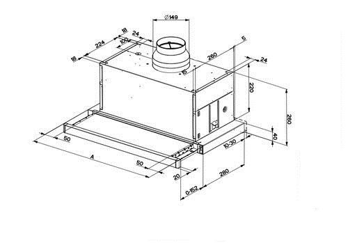 Вытяжка FABER MAXIMA EV8 LED AM/X A60 (315.0534.352)