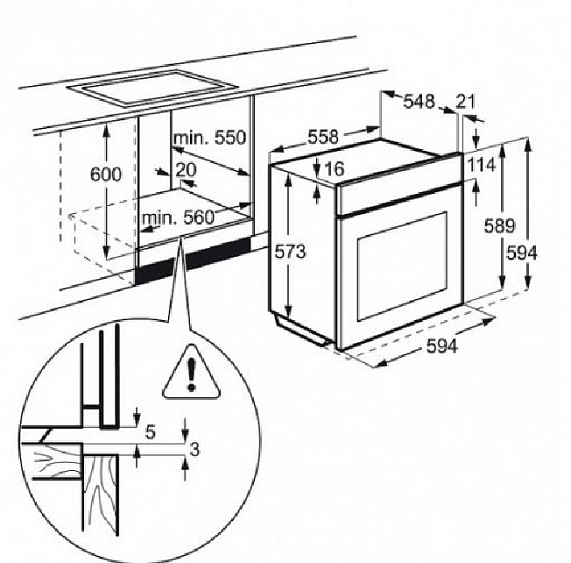 Электрический духовой шкаф ELECTROLUX OPEB2500V купить с доставкой по Москве и Московской области в интернет-магазине ТехноВегас
