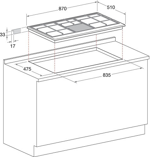 Поверхность HOTPOINT-ARISTON PHN 961 TS IX/HA