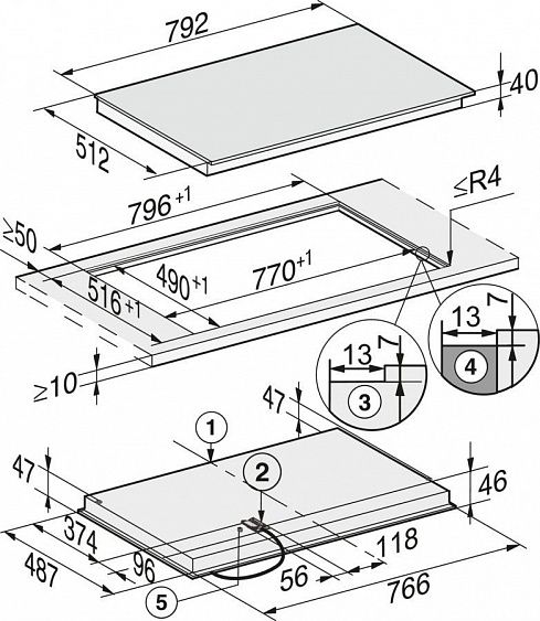 Варочная панель Miele KM 6564 FL