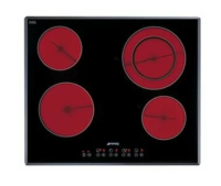 Варочная поверхность Smeg SE2641TC черный