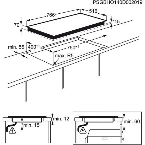 Поверхность AEG HKH 81700 XB купить с доставкой по Москве и Московской области в интернет-магазине ТехноВегас
