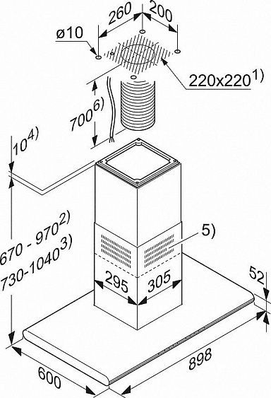 Вытяжка MIELE DA6296D сталь купить с доставкой по Москве и Московской области в интернет-магазине ТехноВегас