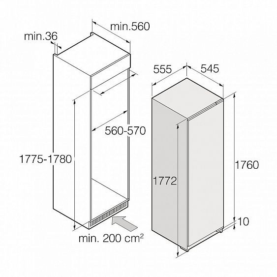 Холодильник ASKO R31842i