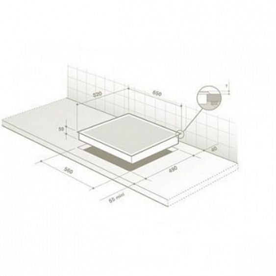 Поверхность DE DIETRICH dti 1047 gc