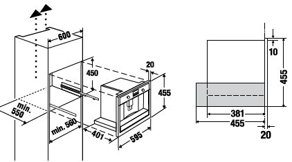 Встраиваемая кофемашина Kuppersbusch EKV 6500.1 J1 Stainless steel купить с доставкой по Москве и Московской области в интернет-магазине ТехноВегас