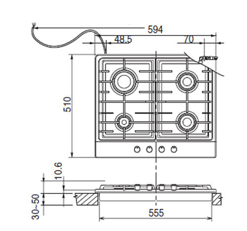 Поверхность SAMSUNG gn641ffxd