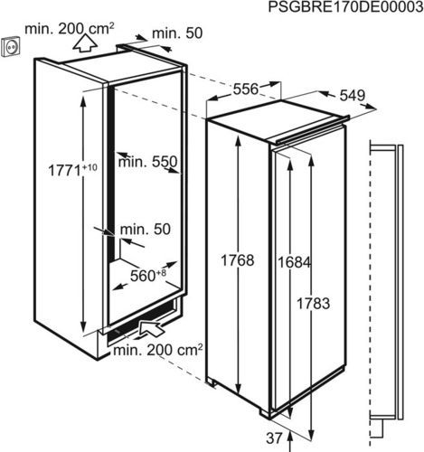 Холодильная камера AEG SKR 818F1DC