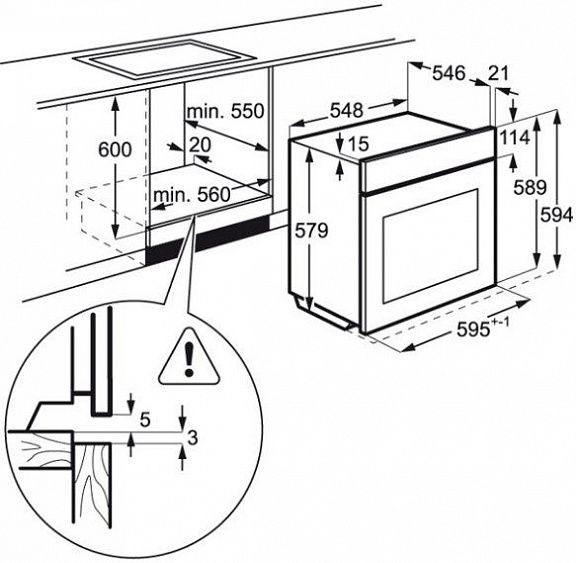 Духовой шкаф AEG BCR546350W купить с доставкой по Москве и Московской области в интернет-магазине ТехноВегас
