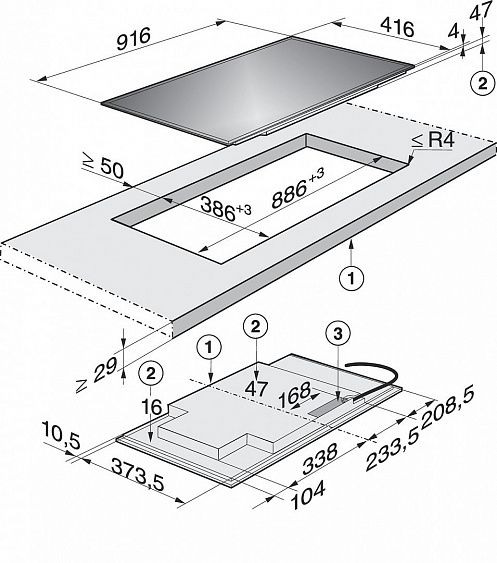 Варочная панель MIELE KM6699 FACETTE