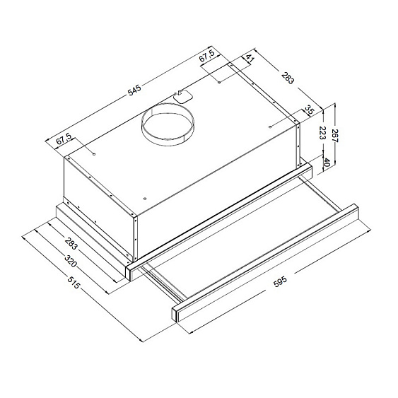 Вытяжка KORTING KHP 6975 X купить с доставкой по Москве и Московской области в интернет-магазине ТехноВегас