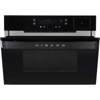 Компактный духовой шкаф с паром и свч Hiberg MS-VM 5115 B SMART
