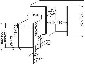 Встраиваемая посудомоечная машина WHIRLPOOL ADG 321 купить с доставкой по Москве и Московской области в интернет-магазине ТехноВегас