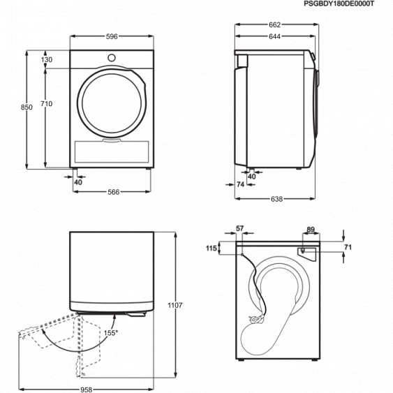 Сушильная машина Electrolux EW8HR358S