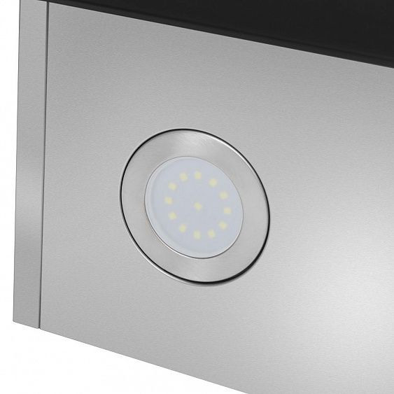 Каминная вытяжка MAUNFELD Bridge 60 нержавейка/черное стекло купить с доставкой по Москве и Московской области в интернет-магазине ТехноВегас