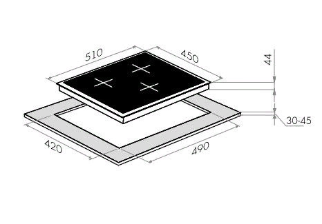 Варочная поверхность MAUNFELD EVI.453-BK