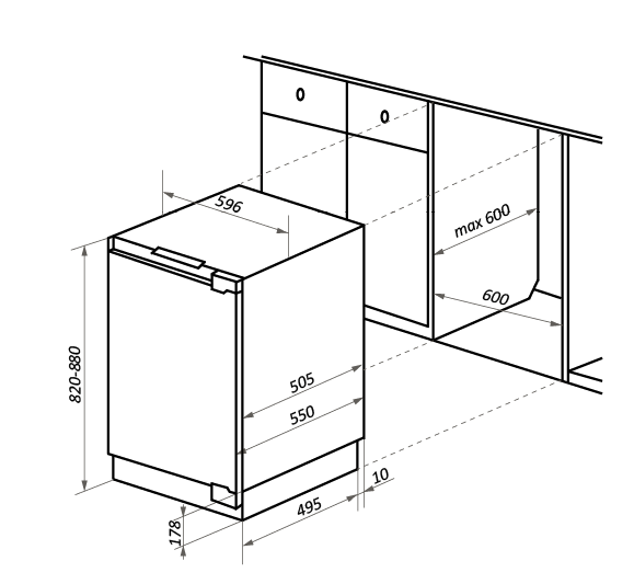 Встраиваемый холодильник MAUNFELD MBL88SW купить с доставкой по Москве и Московской области в интернет-магазине ТехноВегас