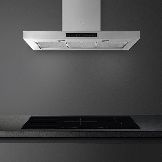 Вытяжка SMEG KICT90BL купить с доставкой по Москве и Московской области в интернет-магазине ТехноВегас