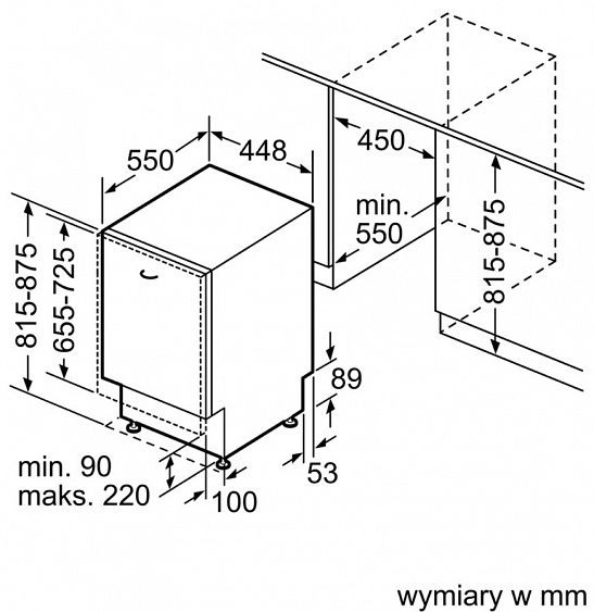 Встраиваемая посудомоечная машина Bosch SPV 46 MX 00