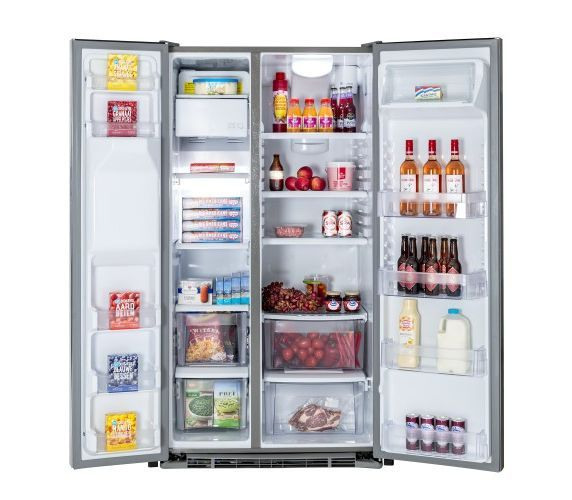 Холодильник IO MABE ORGS2DFFFNM черный, ручки золото/бронза купить с доставкой по Москве и Московской области в интернет-магазине ТехноВегас