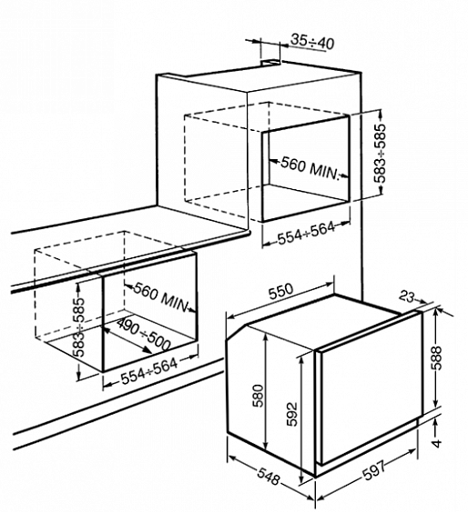 Духовой шкаф SMEG sf395x купить с доставкой по Москве и Московской области в интернет-магазине ТехноВегас