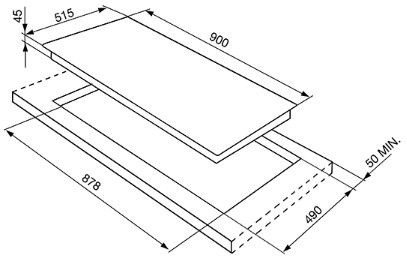 Электрическая поверхность SMEG si5952b