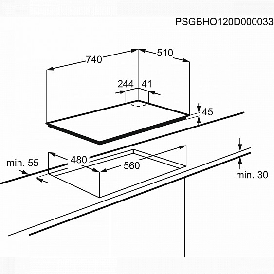 Варочная панель ELECTROLUX GPE 373 YK купить с доставкой по Москве и Московской области в интернет-магазине ТехноВегас