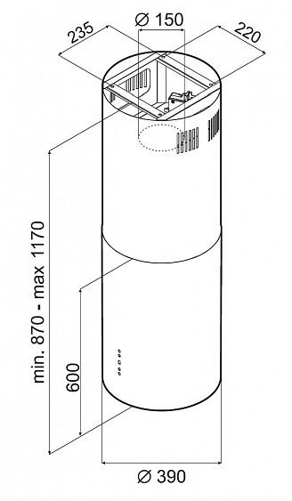 Вытяжка KUPPERSBERG TUBA X