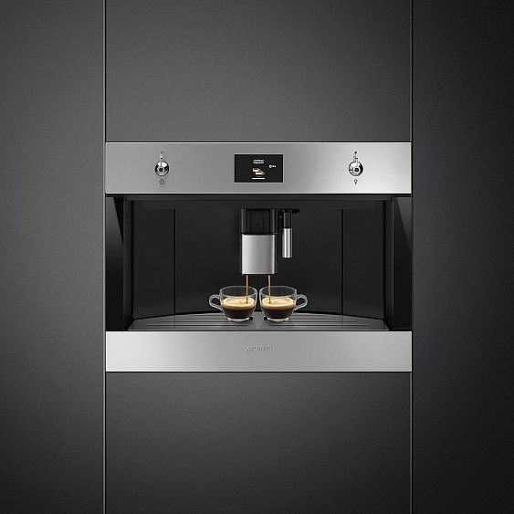 Встраиваемая кофемашина SMEG CMS4303X купить с доставкой по Москве и Московской области в интернет-магазине ТехноВегас
