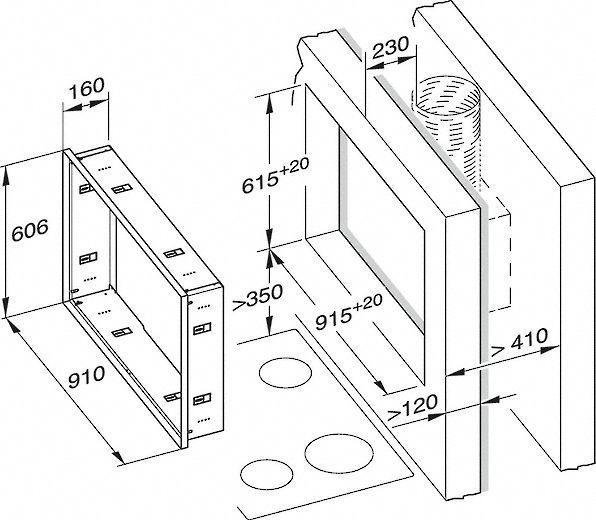 Вытяжка MIELE DA6000 W (CABRIO) сталь