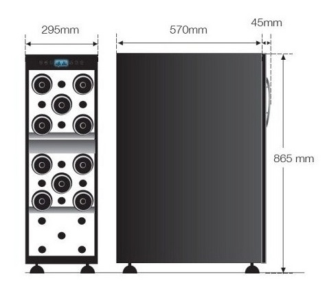 Винный шкаф DOMETIC D 15 купить с доставкой по Москве и Московской области в интернет-магазине ТехноВегас