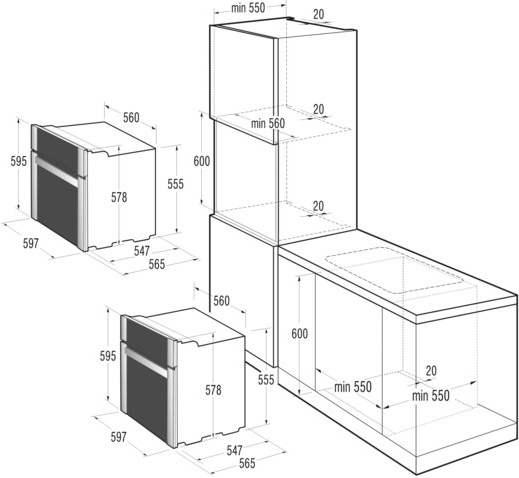 Духовой шкаф GORENJE bo 8730 ab