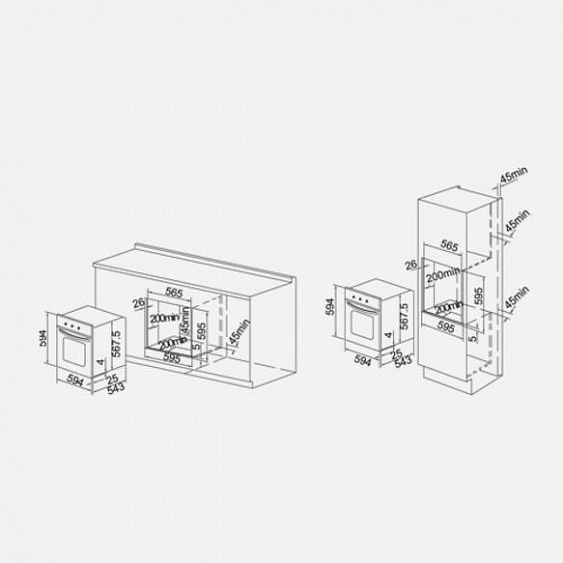 Электрический духовой шкаф EXITEQ f82tix купить с доставкой по Москве и Московской области в интернет-магазине ТехноВегас