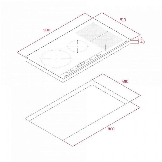 ВАРОЧНАЯ ПОВЕРХНОСТЬ TEKA IZF 94300 MSP BLACK купить с доставкой по Москве и Московской области в интернет-магазине ТехноВегас