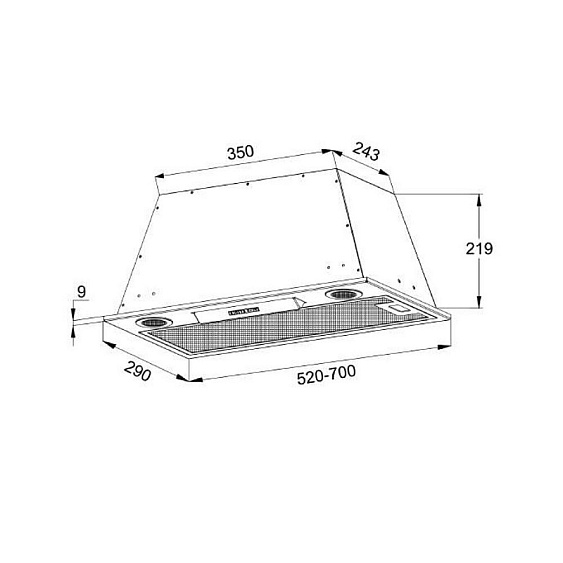 Вытяжка KORTING KHI 9755 N