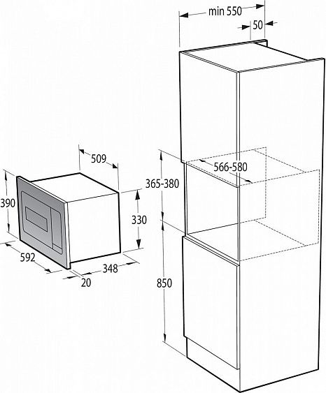 МИКРОВОЛНОВАЯ ПЕЧЬ GORENJE BM 235 SYB